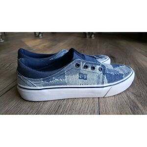 DC Shoes Trase TX SE Women's skate‎ shoes lace up sneakers gray white size 7.5